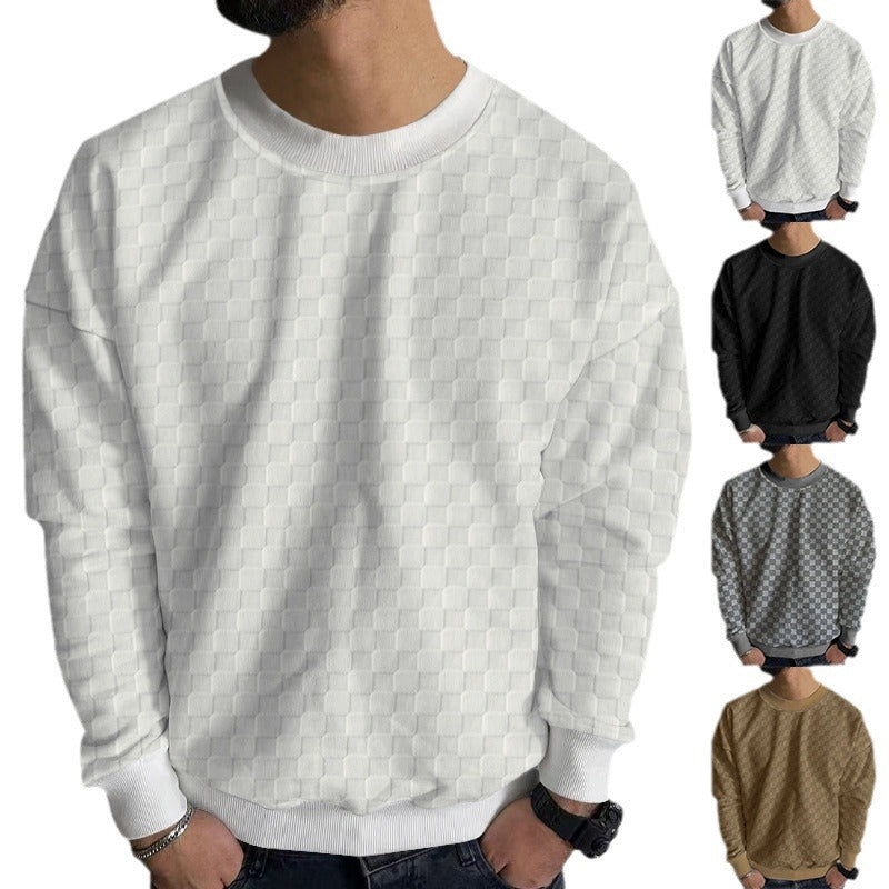 Herren Strukturierter Pullover aus hochwertigem Baumwollmix Aliams