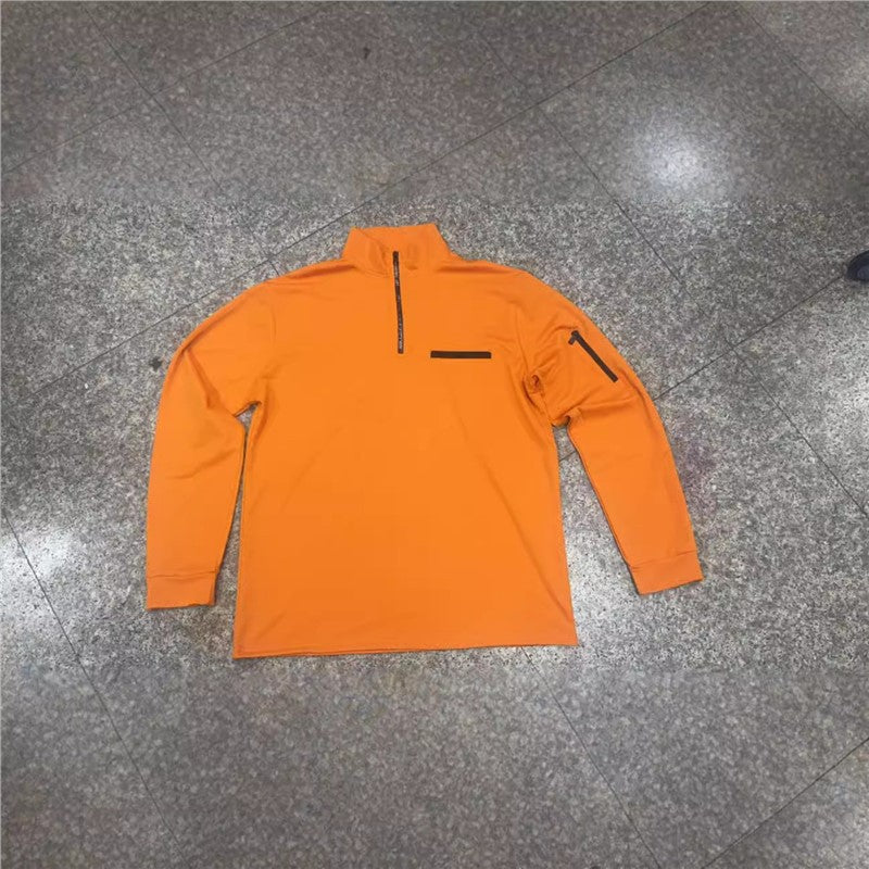 Herren sportlicher Pullover mit Halb-Reißverschluss und praktischen Taschen Aliams