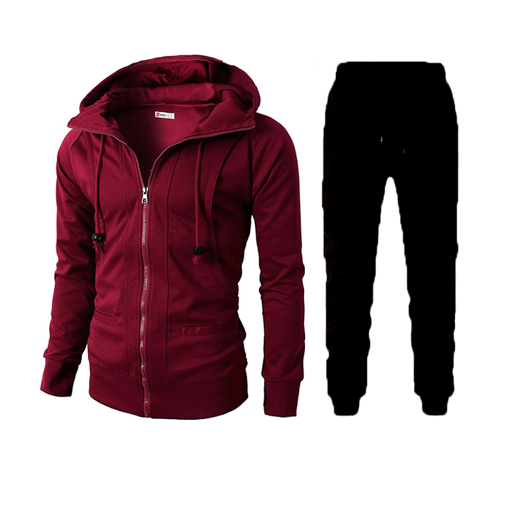 Herren Sportlicher Hoodie und Jogginghose Set mit hochwertigem Material und Funktionalität Aliams