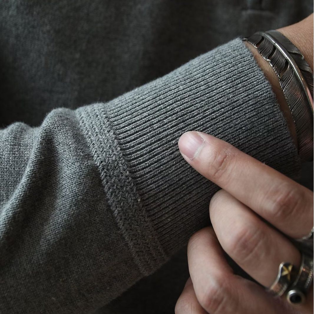 Herren Strickpullover mit kurzem Reißverschluss und sportlichem Stehkragen Aliams
