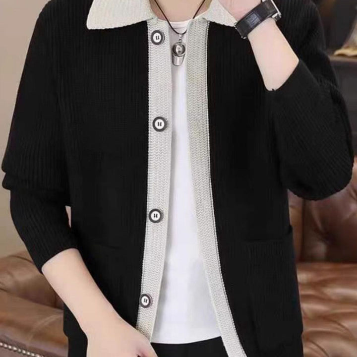 Herren Strickjacke mit praktischem Button-Up-Design Aliams