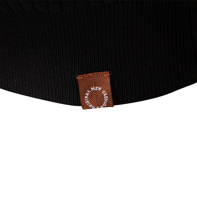Herren Strickpullover mit feinem Rippenmuster und modischem Knopfdetail Aliams
