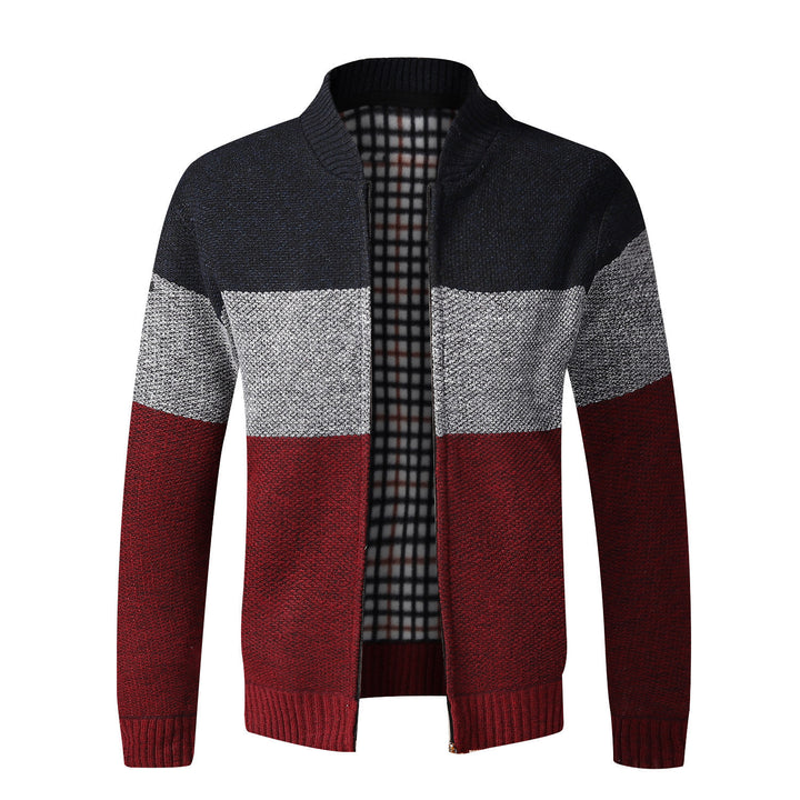 Herren sportlicher Strickcardigan mit modernem Design Aliams