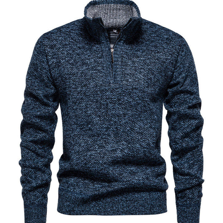 Herren Zip-Pullover mit strukturiertem Design Aliams