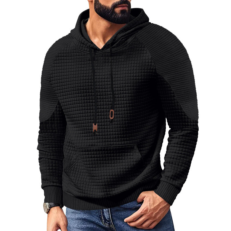 Herren strukturierter Kapuzenpullover mit modernem Design und praktischen Taschen Aliams