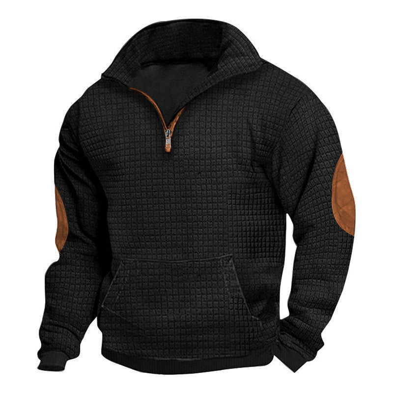 Herren sportlicher Kapuzenpullover mit strukturiertem Design und praktischen Taschen Aliams