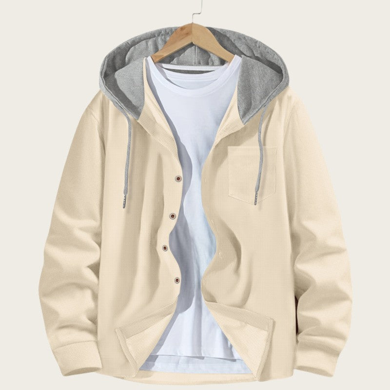 Herren trendige Übergangsjacke mit Kapuze Aliams