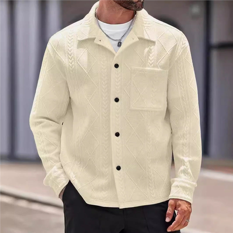 Herren strukturierte Freizeitjacke Aliams