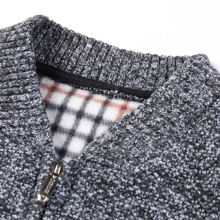 Herren sportlicher Strickcardigan mit modernem Design Aliams