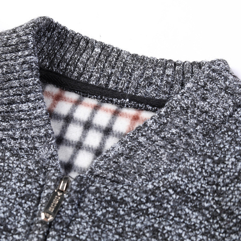 Herren sportlicher Strickcardigan mit modernem Design Aliams