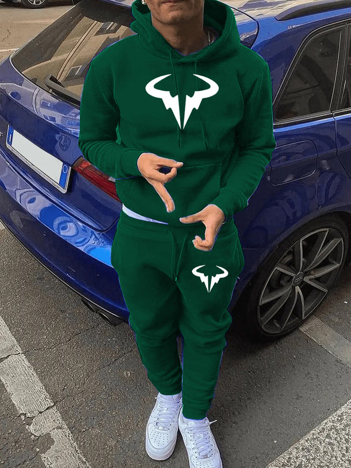 Herren stylisches Kapuzenanzug mit hochmodernem Logo Aliams