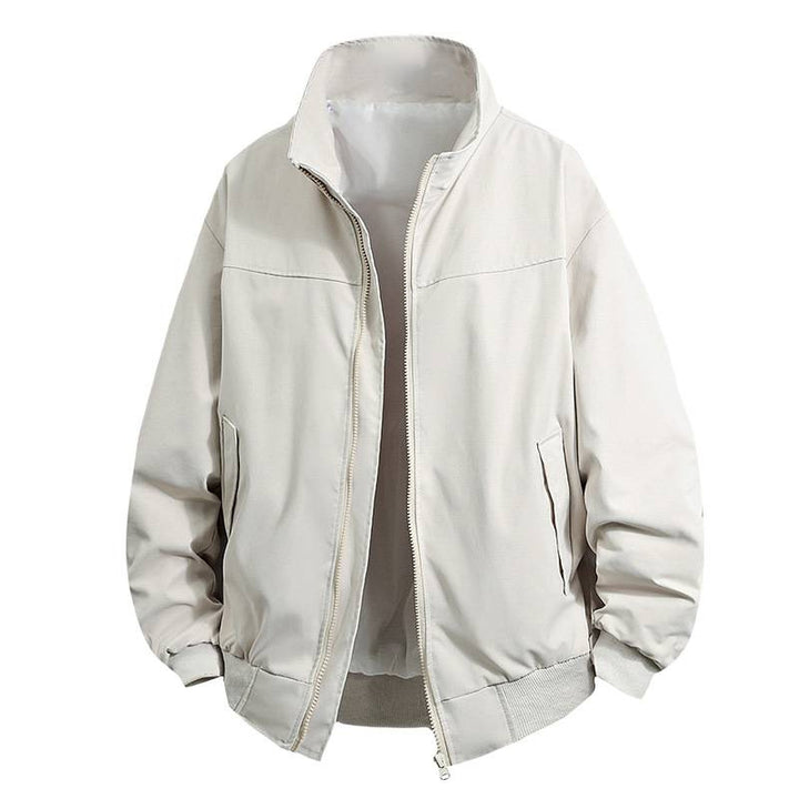 Herren Übergangsjacke mit hohem Kragen und praktischen Reißverschlusstaschen Aliams
