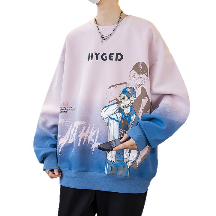 Unisex Oversized Sweatshirt mit kreativem Grafikdruck Aliams