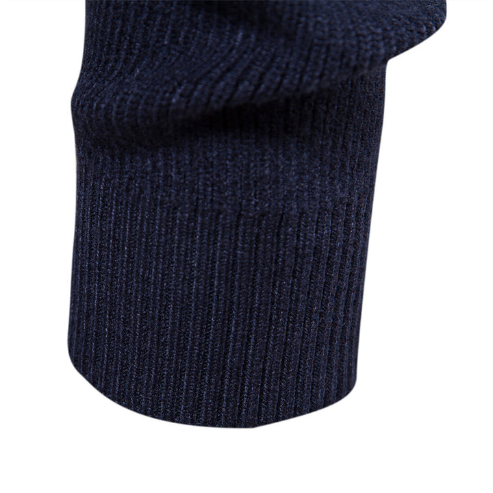 Herren Strickjacke mit modischem Stehkragen und Reißverschluss Aliams