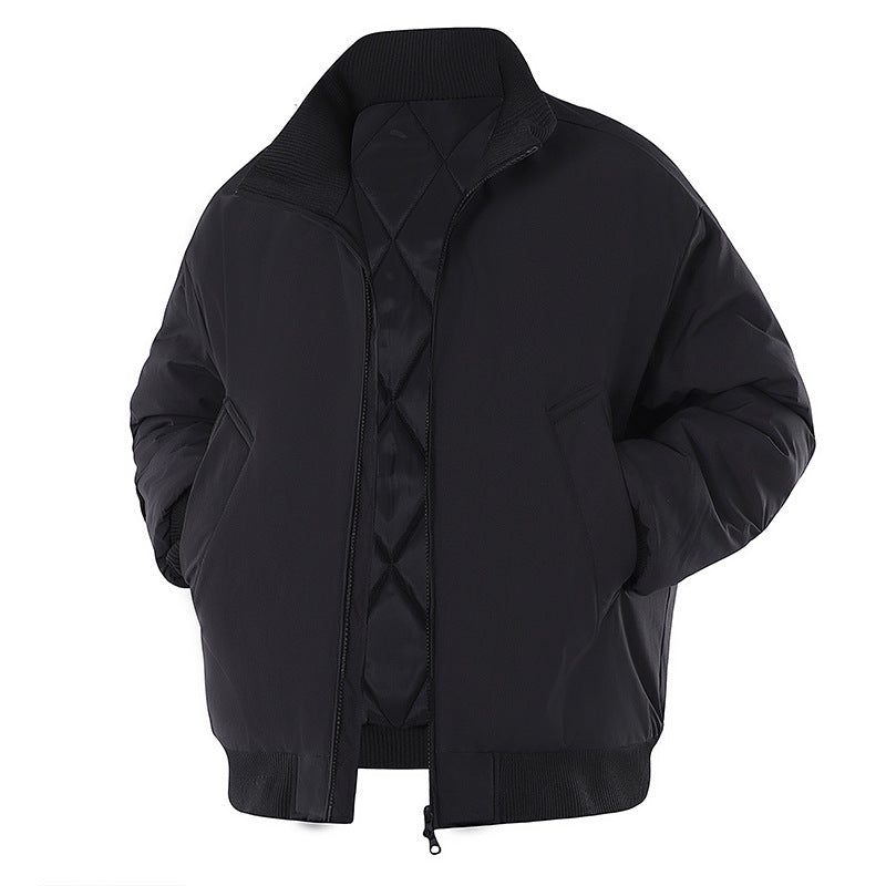 Herren Winterjacke mit warmem Innenfutter und praktischen Taschen Aliams