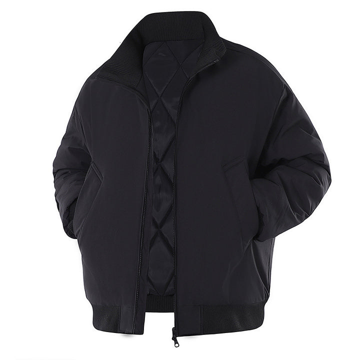 Herren Winterjacke mit warmem Innenfutter und praktischen Taschen Aliams