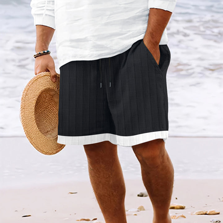 Herren strukturierte Strandshorts Aliams