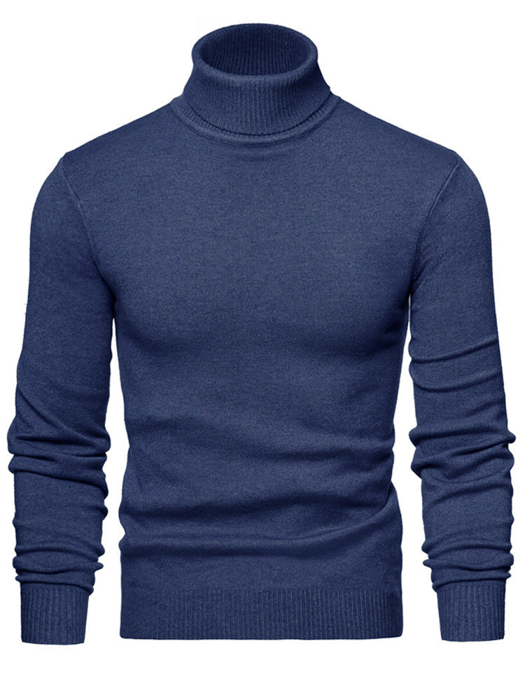 Herren Zeitloser Rollkragenpullover aus weicher Wolle Aliams
