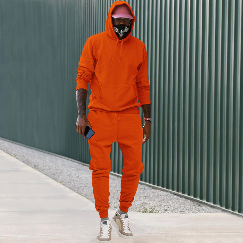 Herren Sportlicher Kapuzenanzug aus hochwertigem Sweatstoff Aliams