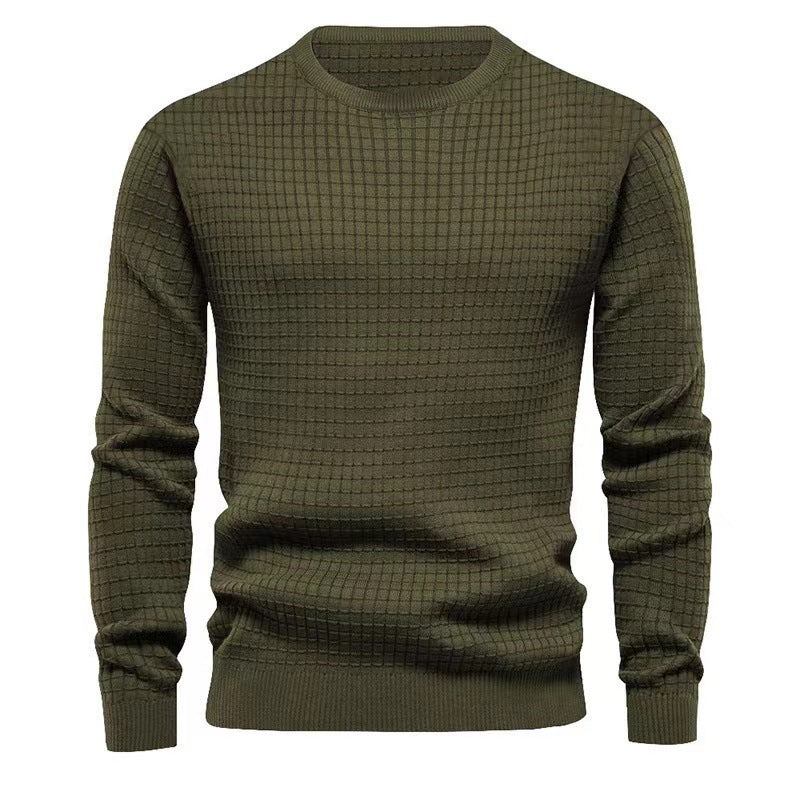 Herren strukturierter Langarmpullover Aliams