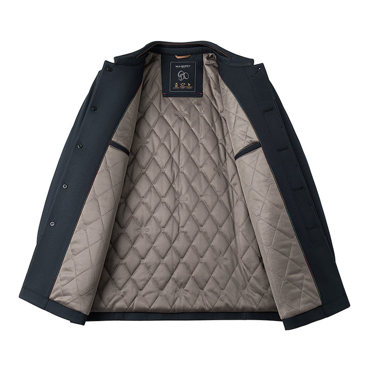 Herren wasserdichte Übergangsjacke mit innenliegenden Taschen Aliams