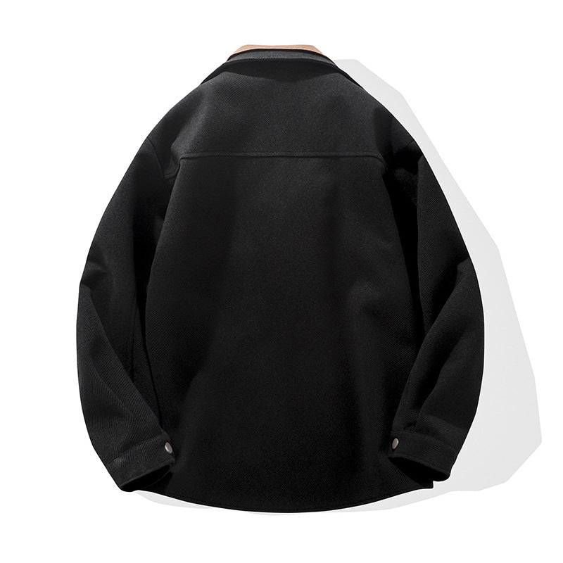 Herren trendige Übergangsjacke mit zwei praktischen Taschen Aliams