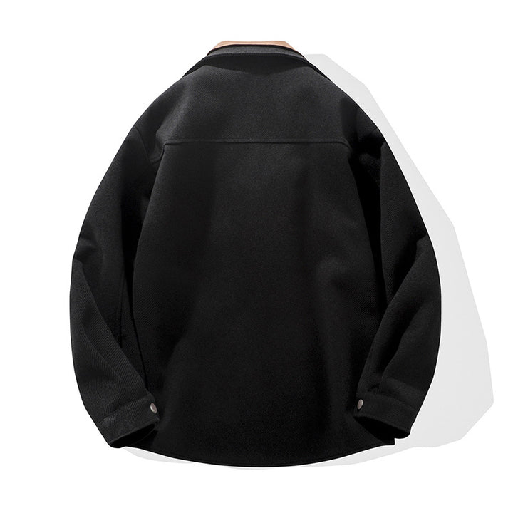 Herren trendige Übergangsjacke mit zwei praktischen Taschen Aliams