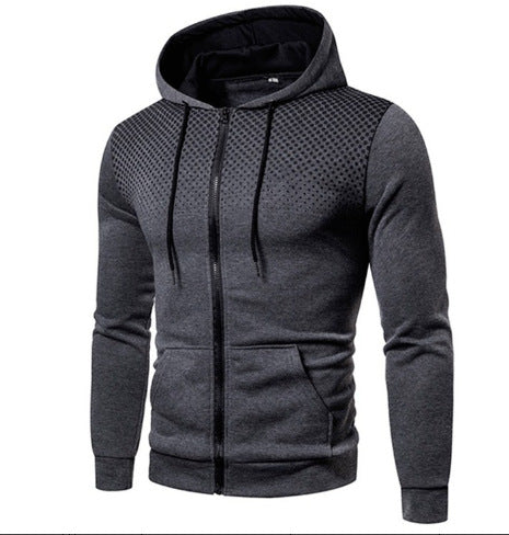 Herren Sportlicher Kapuzenpullover mit atmungsaktivem Mesh-Einsatz Aliams