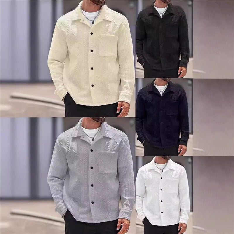 Herren strukturierte Freizeitjacke Aliams