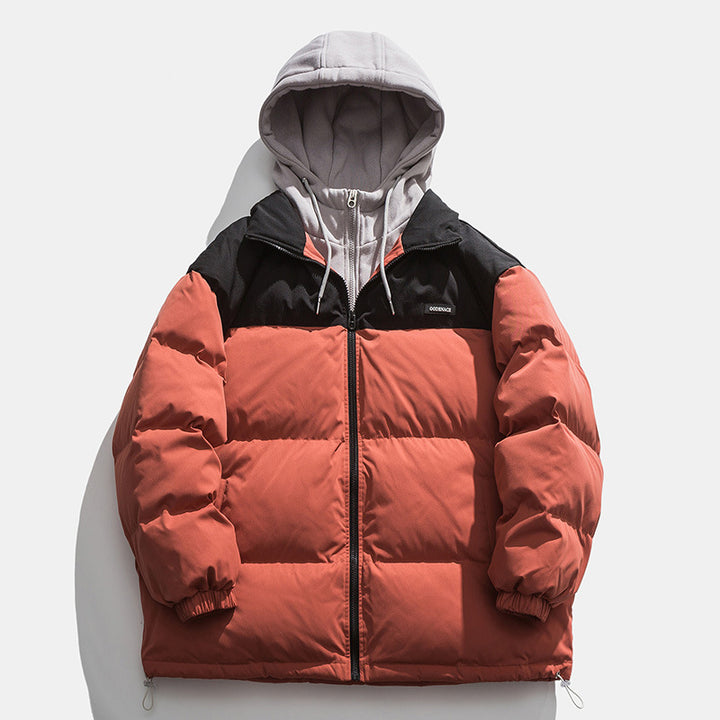 Herren Winterjacke mit abnehmbarer Kapuze und wärmeisolierender Fütterung Aliams