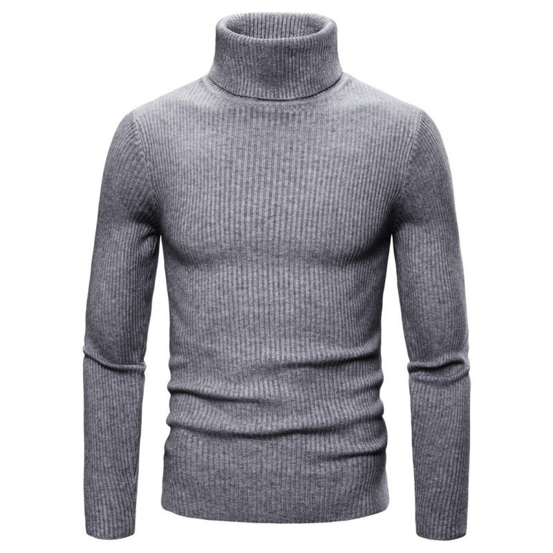 Herren Rollkragenpullover mit strukturiertem Rippdesign Aliams