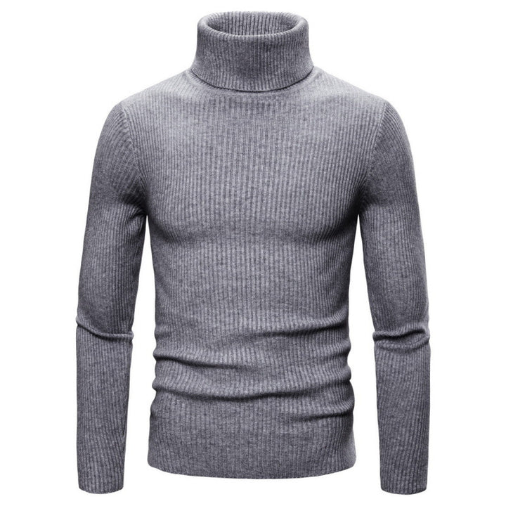 Herren Rollkragenpullover mit strukturiertem Rippdesign Aliams