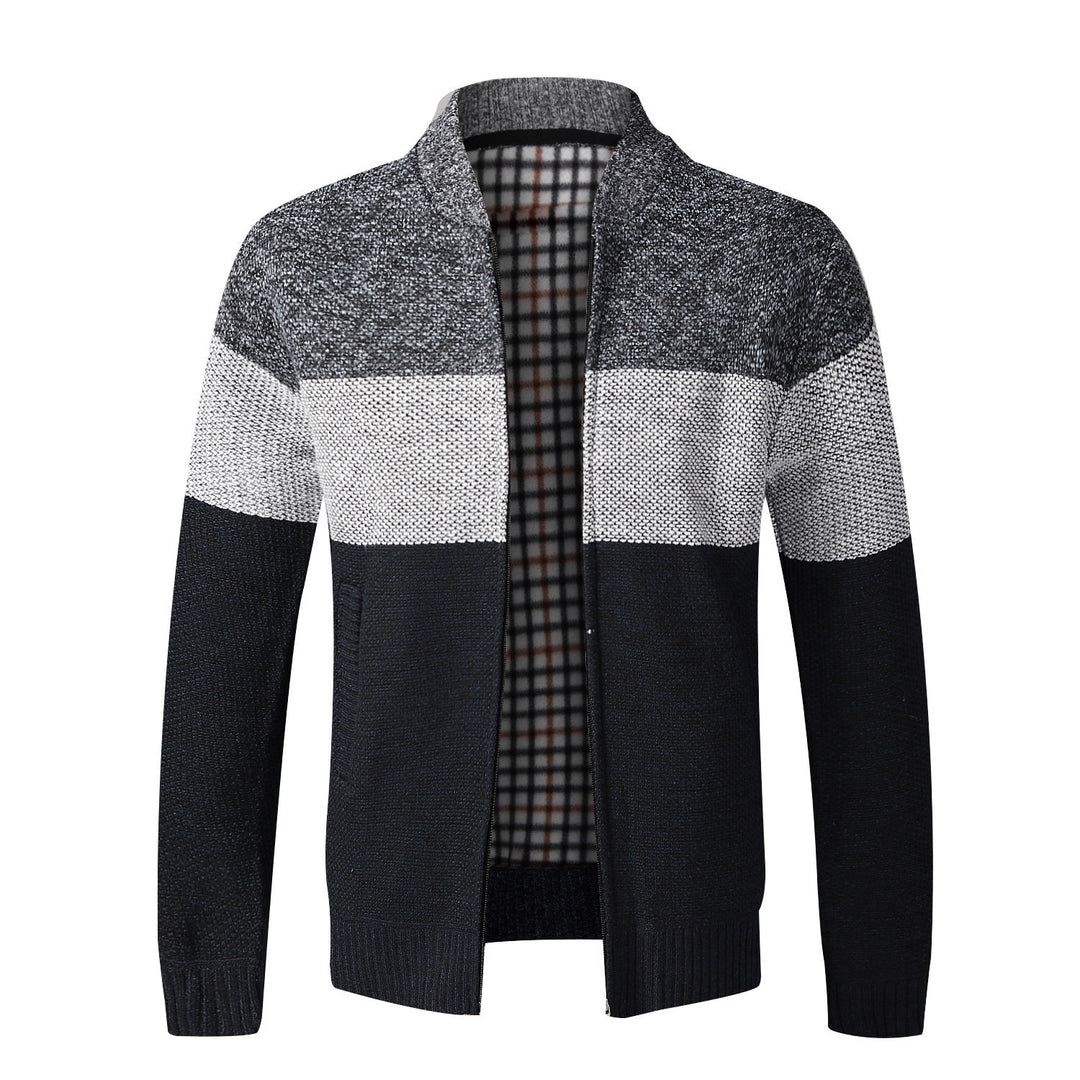 Herren sportlicher Strickcardigan mit modernem Design Aliams