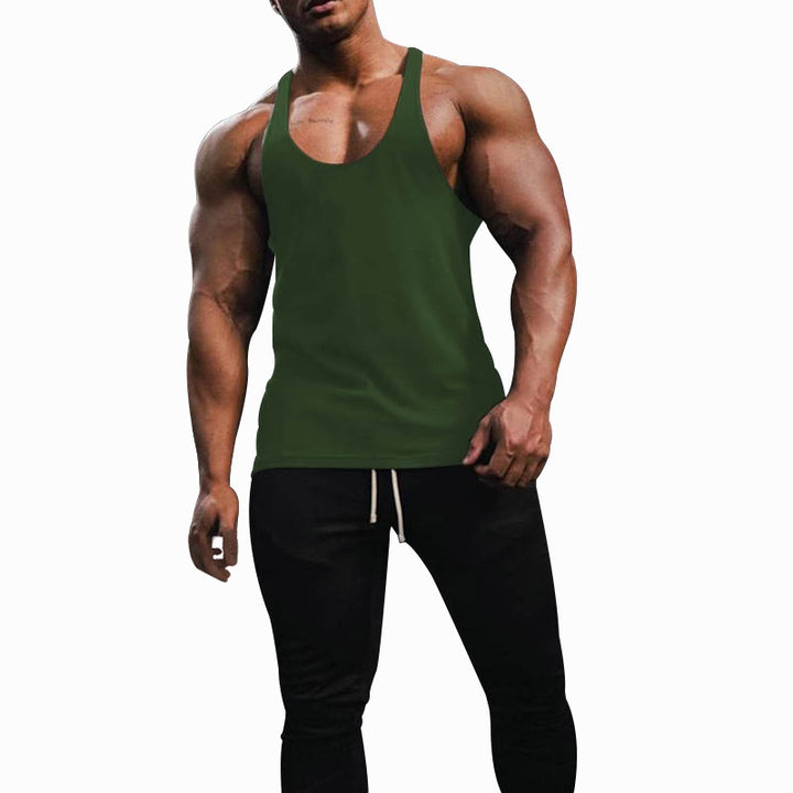 Herren Sporttanktop mit racerback Design und atmungsaktiver Baumwolle Aliams