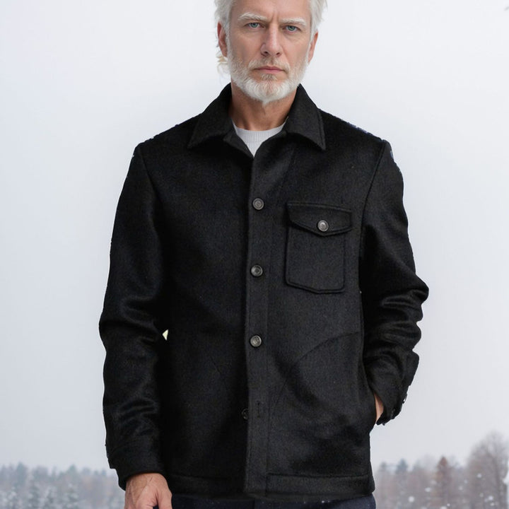 Herren Wolljacke mit praktischen Taschen Aliams