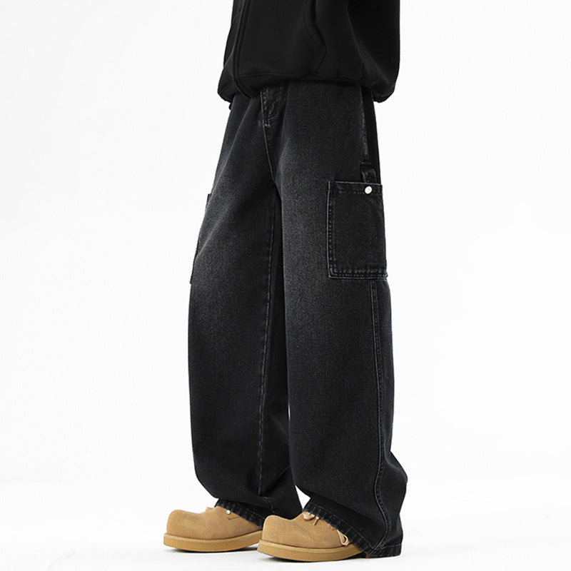 Herren Weit geschnittene Cargo-Jeans Aliams