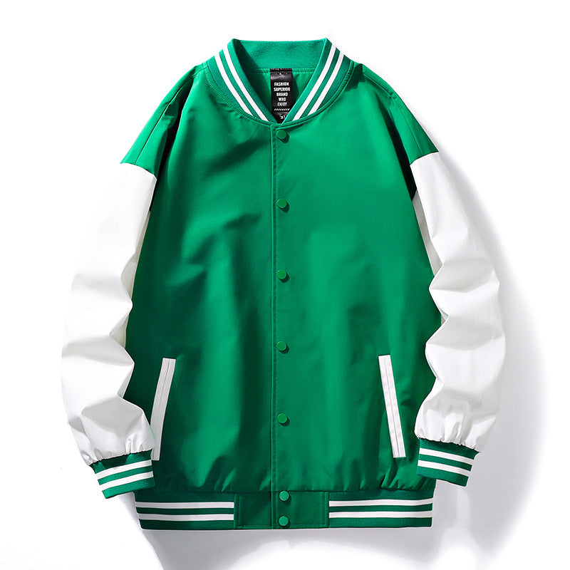 Herren sporty Bomberjacke mit Kontrastärmeln Aliams