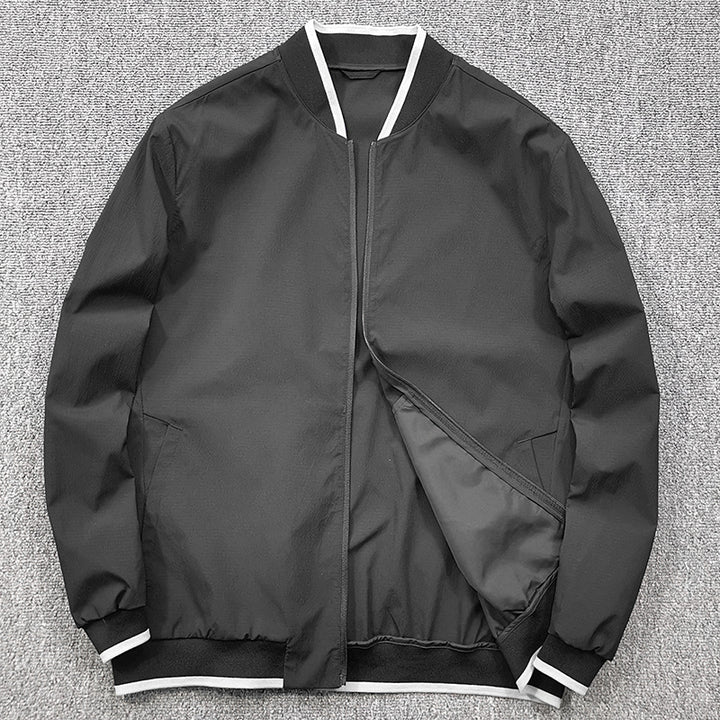 Herren Steppjacke mit Kontrastkragen Hedi-Mode