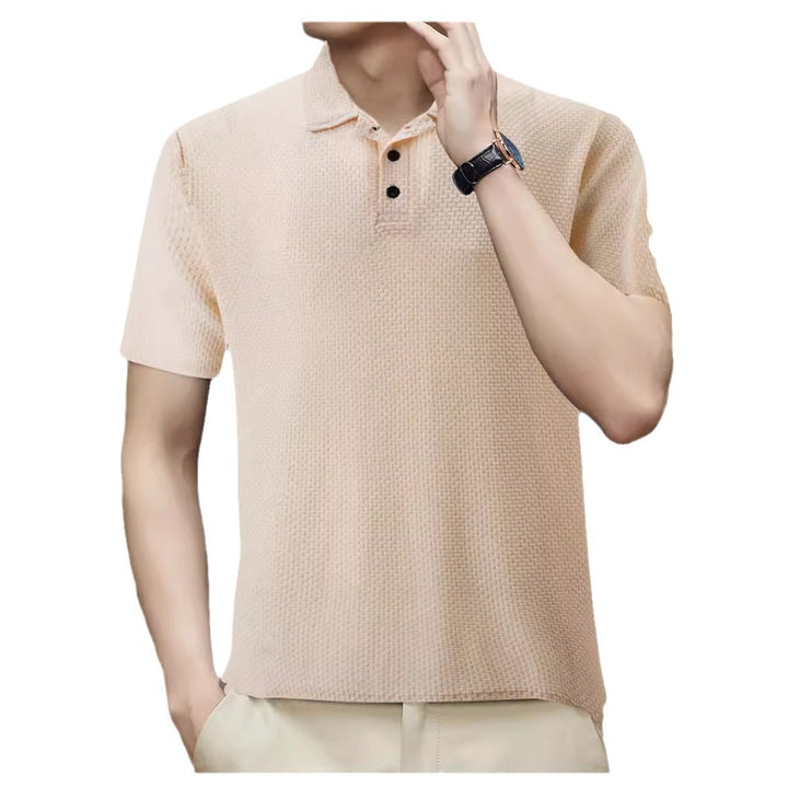 Herren Struktur Polo Shirt Aliams