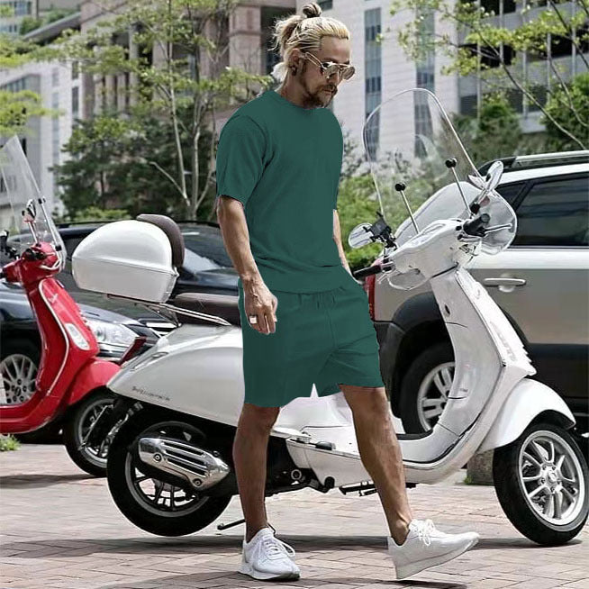 Herren stylisches Freizeit-Set aus atmungsaktivem Material und sportlichem Design Aliams