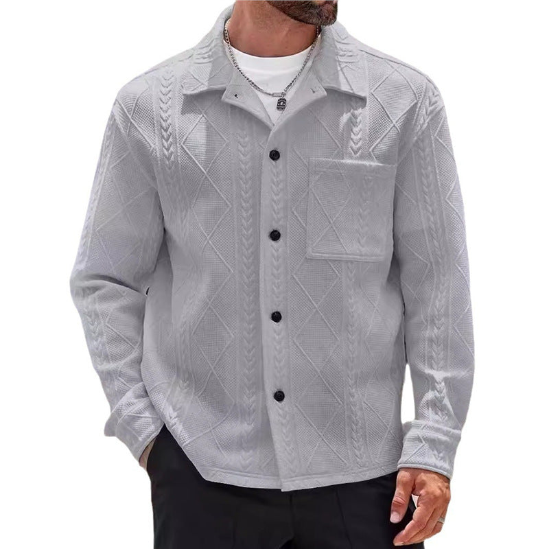 Herren strukturierte Freizeitjacke Aliams