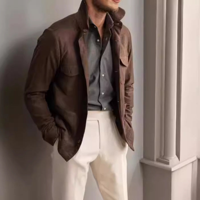 Herren stylische Winterjacke Aliams