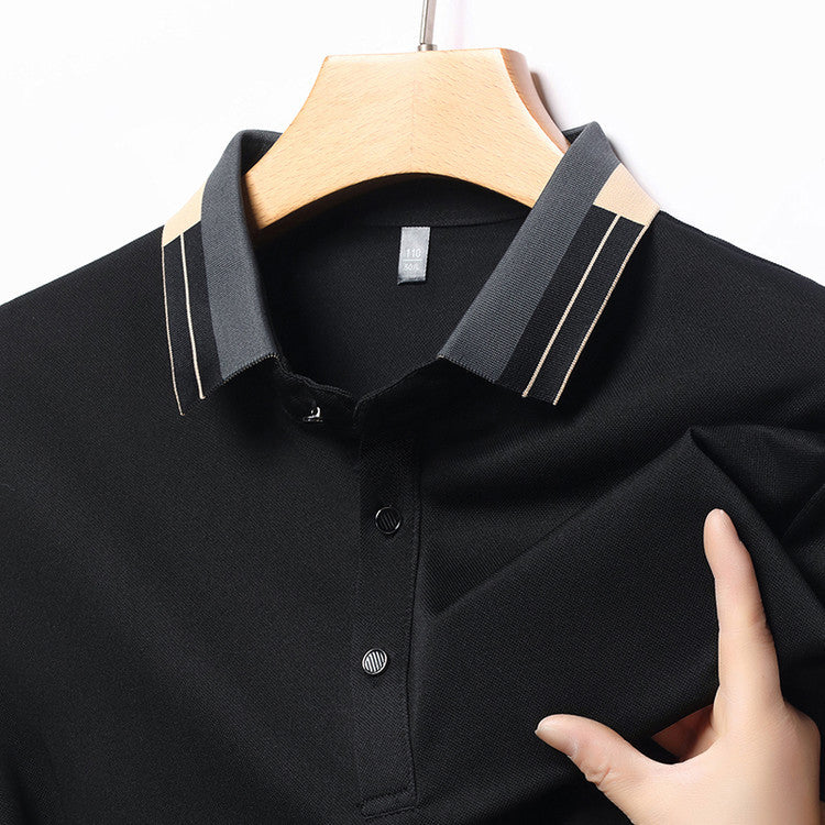 Herren stilvolles Poloshirt mit modernem Kragen und eleganten Akzenten Aliams