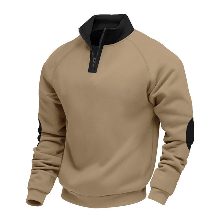 Herren Sportpullover mit hochwertigem Stehkragen Aliams