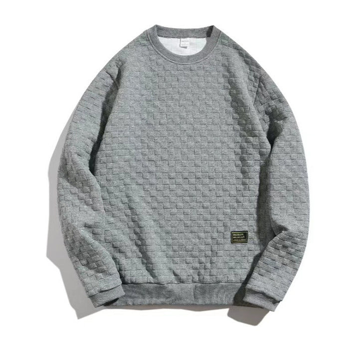 Herren Strukturierter Sweatshirt Aliams