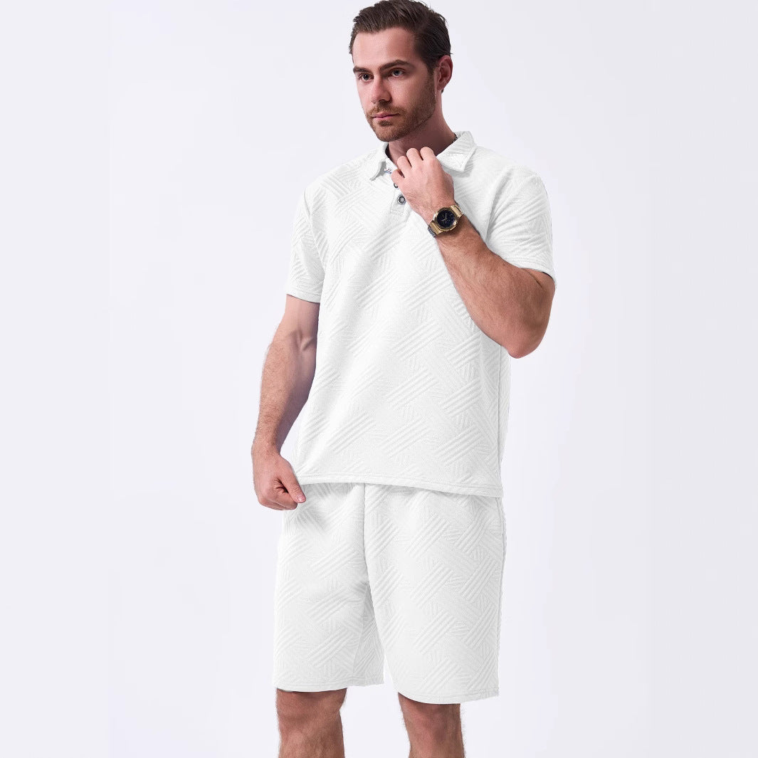 Herren sportliches Kurzarm-Outfit Aliams