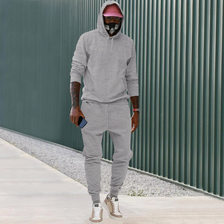 Herren Sportlicher Kapuzenanzug aus hochwertigem Sweatstoff Aliams