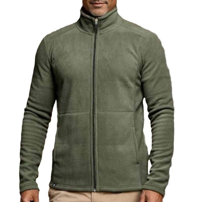 Herren weiche und warme Fleecejacke Aliams
