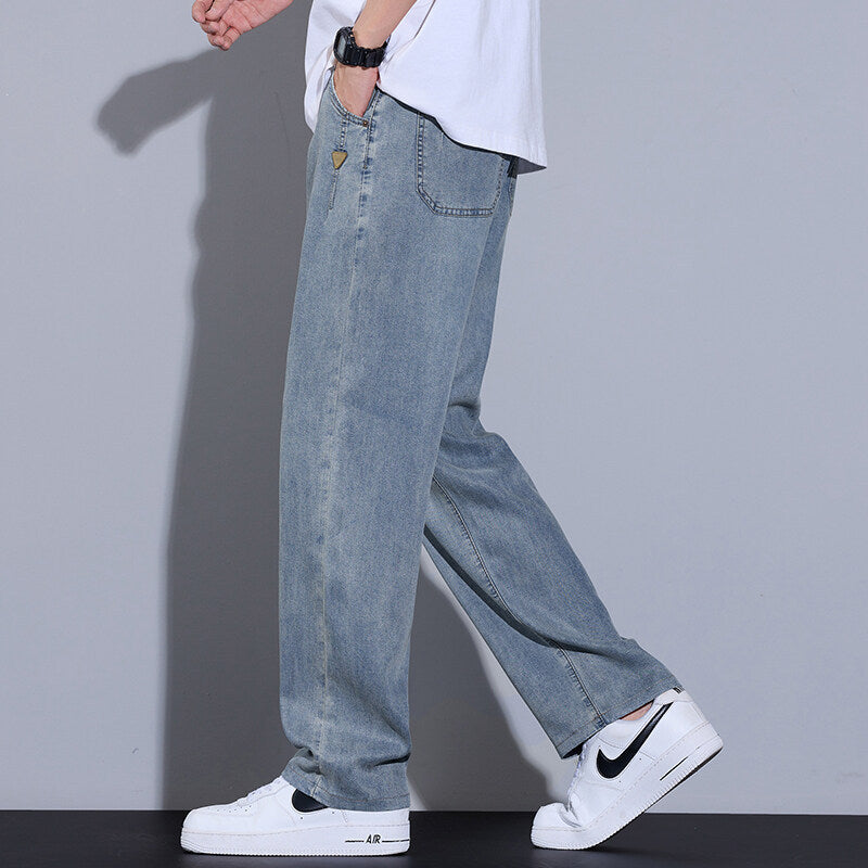 Herren weite Denim-Hose Aliams