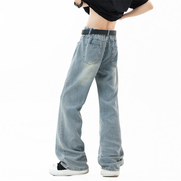 Herren Weit geschnittene Denim-Hose Aliams